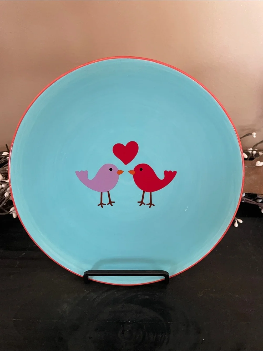 Harry & David Lovebirds Appetizer Plate - 8”